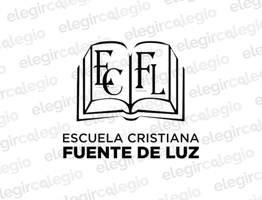 Escuela Cristiana Fuente de Luz - Logo Rectangular