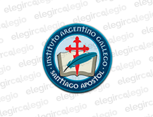 Instituto Argentino Gallego Santiago Apostol - Logo Rectangular